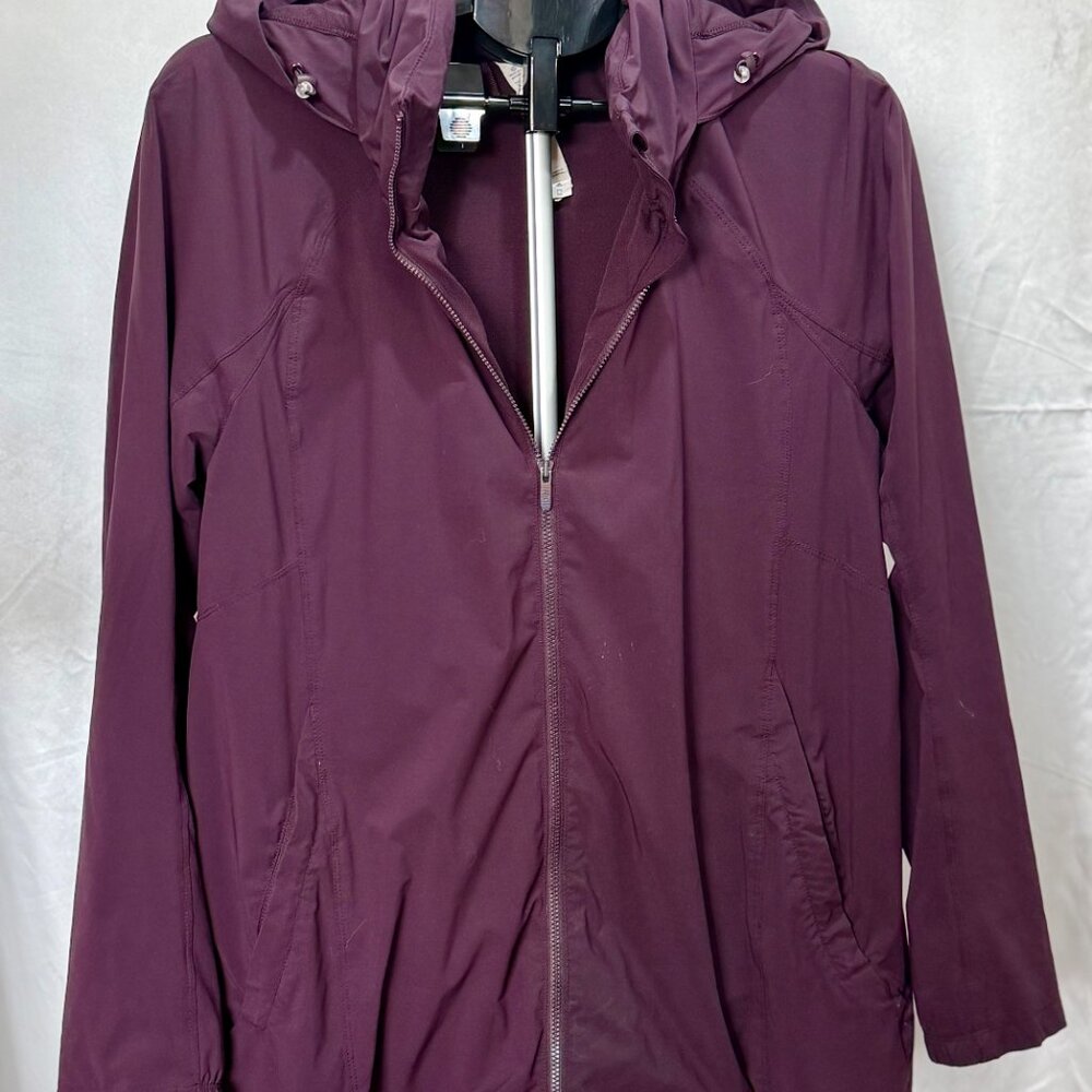 Lululemon | Hooded Zip Jacket Plum | Size 10 - Picture 3 of 4